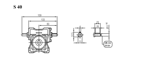 Página de dimensiones S 40